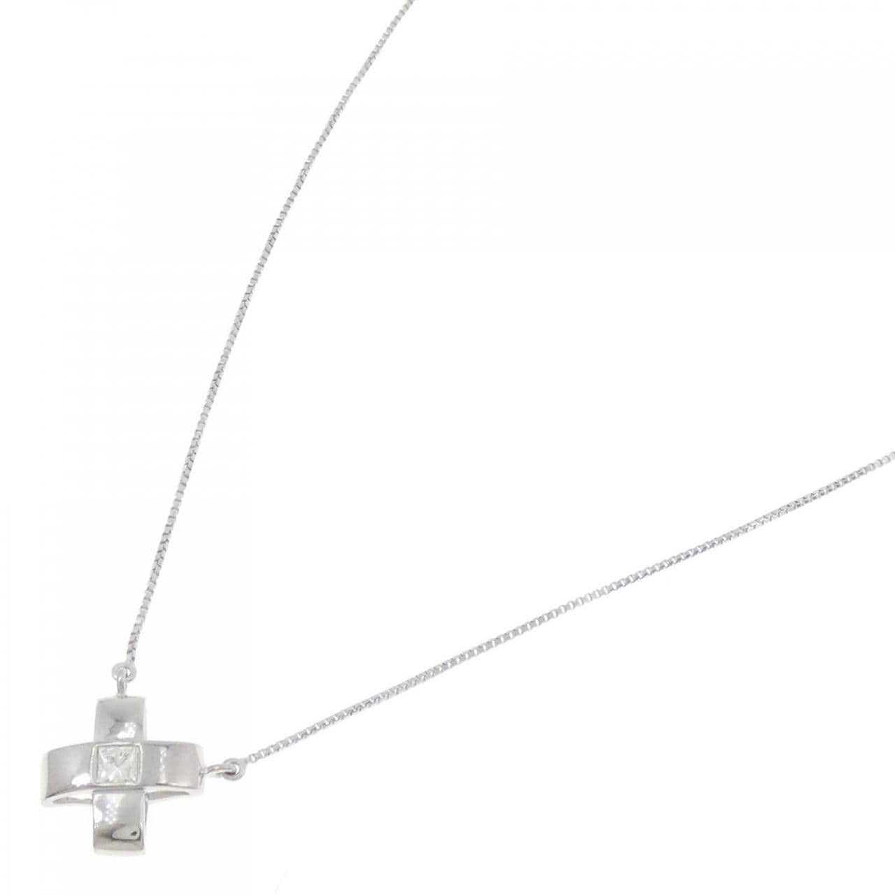 PT900/PT850 ダイヤモンド ネックレス 0.09CT