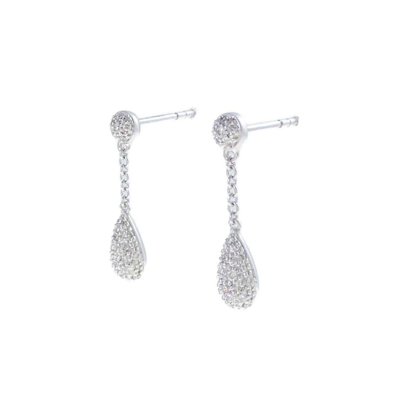 ポンテヴェキオ ダイヤモンド ピアス 0.22CT