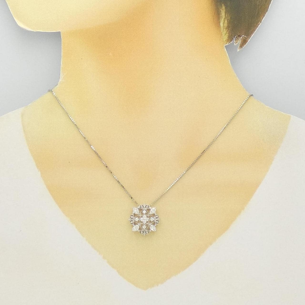 PT ダイヤモンド ネックレス 1.20CT