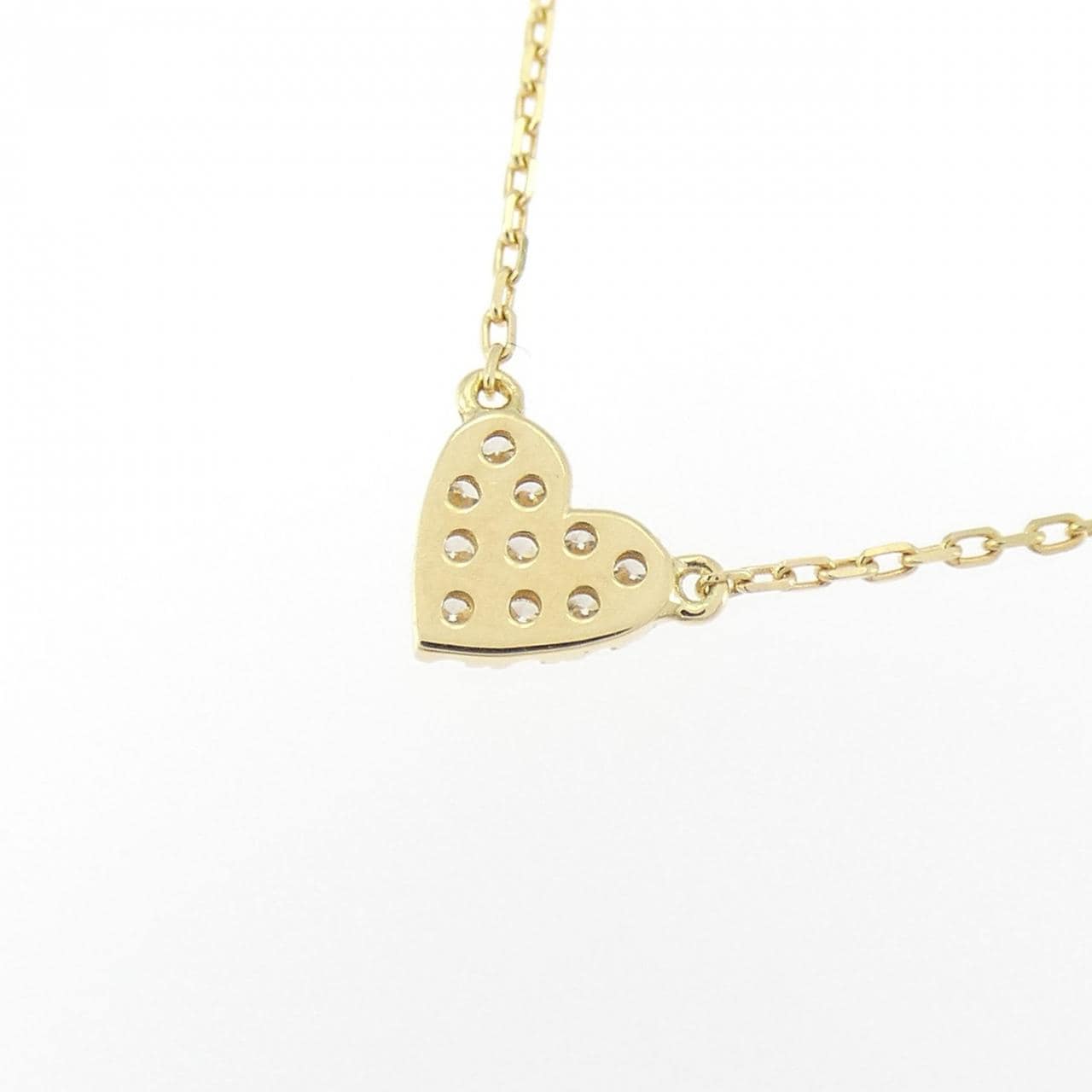 アーカー ハートパヴェ ネックレス 0.05CT