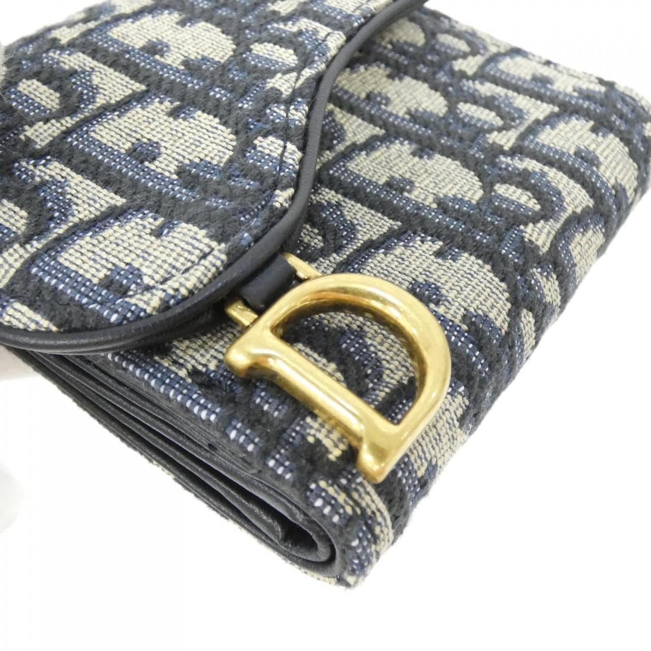 【未使用品】クリスチャンディオール DIOR OBLIQUE サドル ロータス ウォレット S5652CTZQ 財布