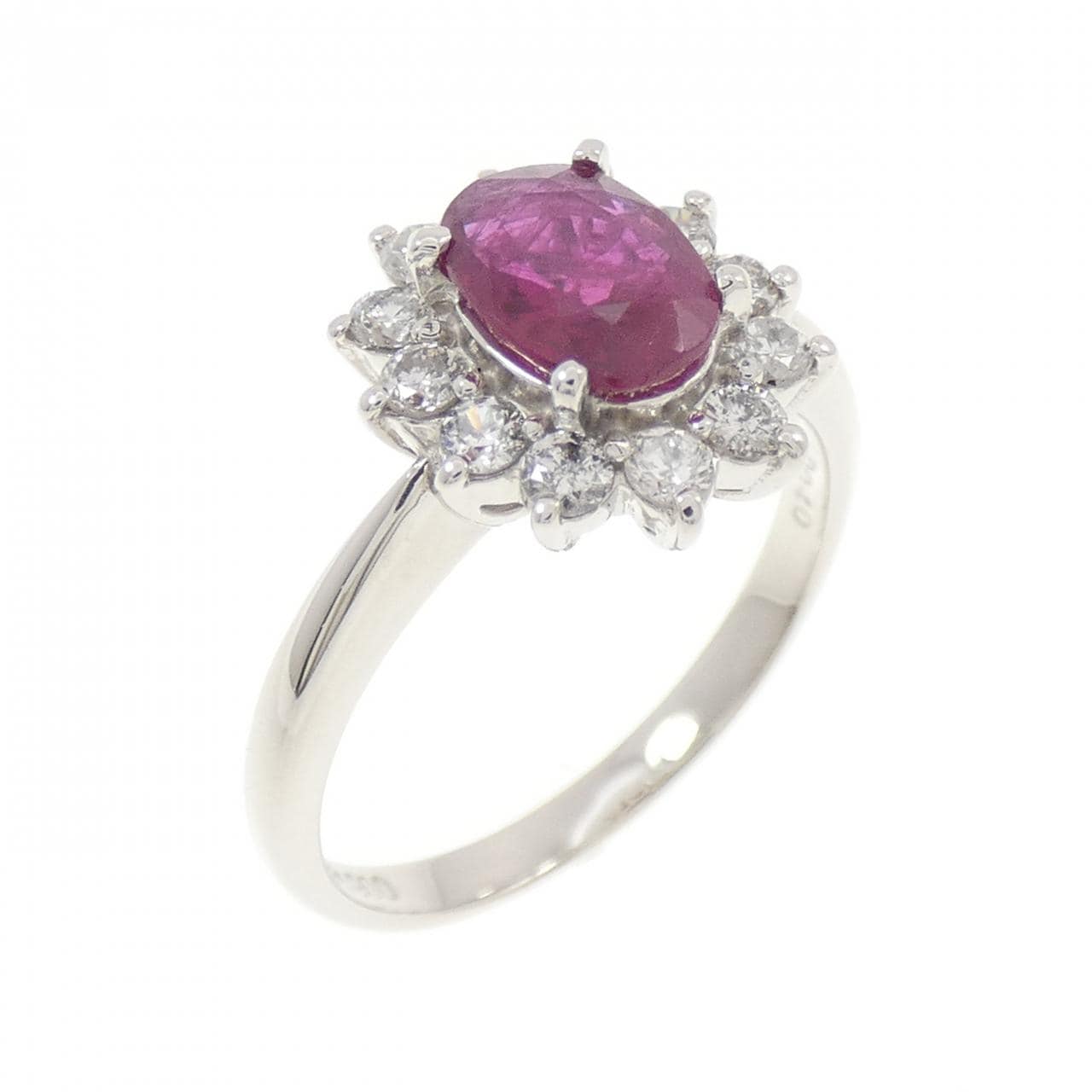 PT900 ルビー リング 0.81CT