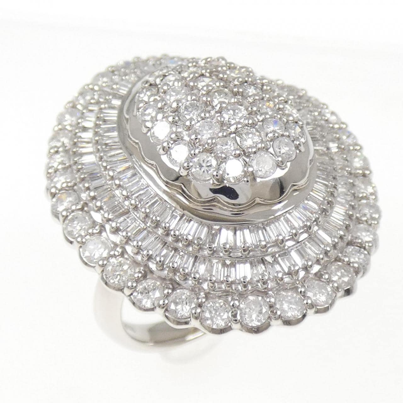 PT900 ダイヤモンド リング 3.51CT