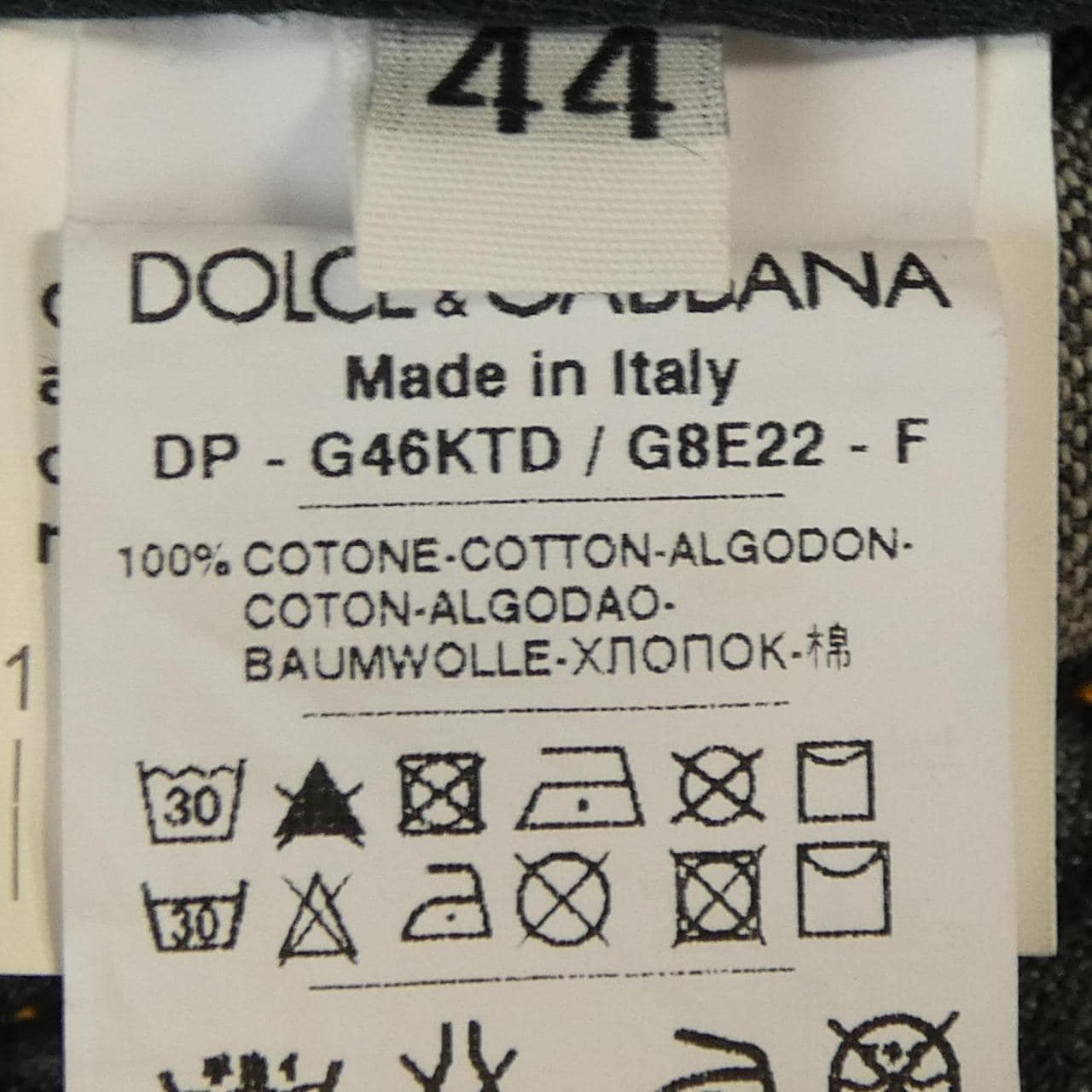 ドルチェアンドガッバーナ DOLCE&GABBANA G46KTD/G8E22 ジーンズ