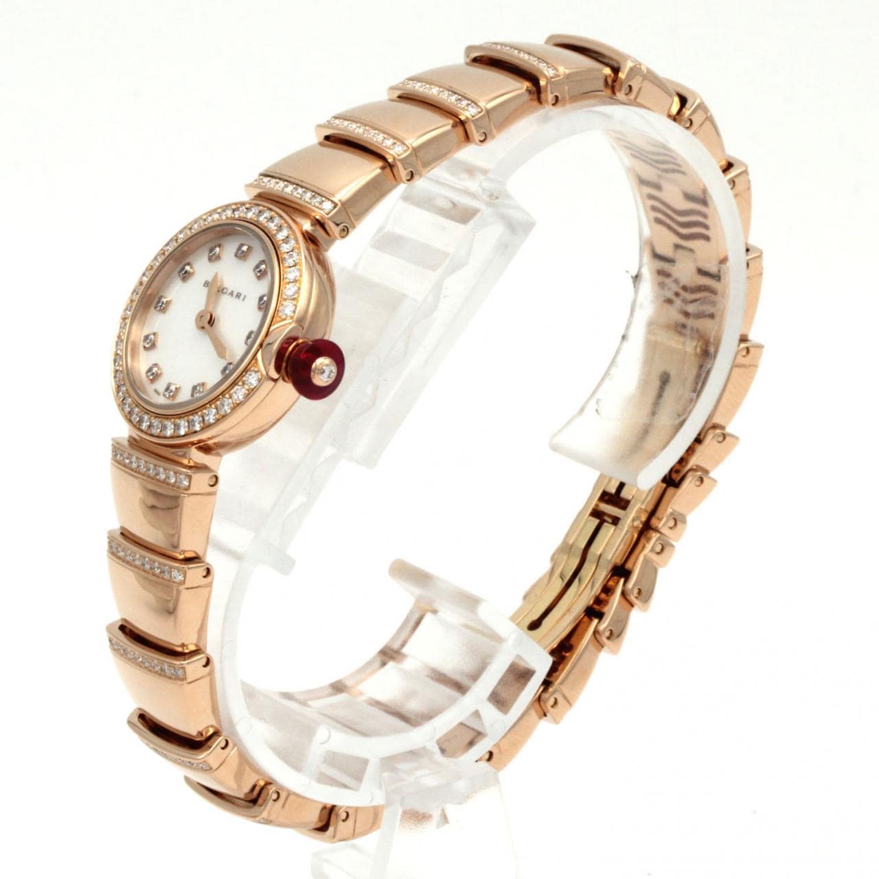 ブルガリ ピッコラルチェア PG/D･12P･ブレスD LUP23G/LUP23WGDGD1/12 PG･RG クォーツ