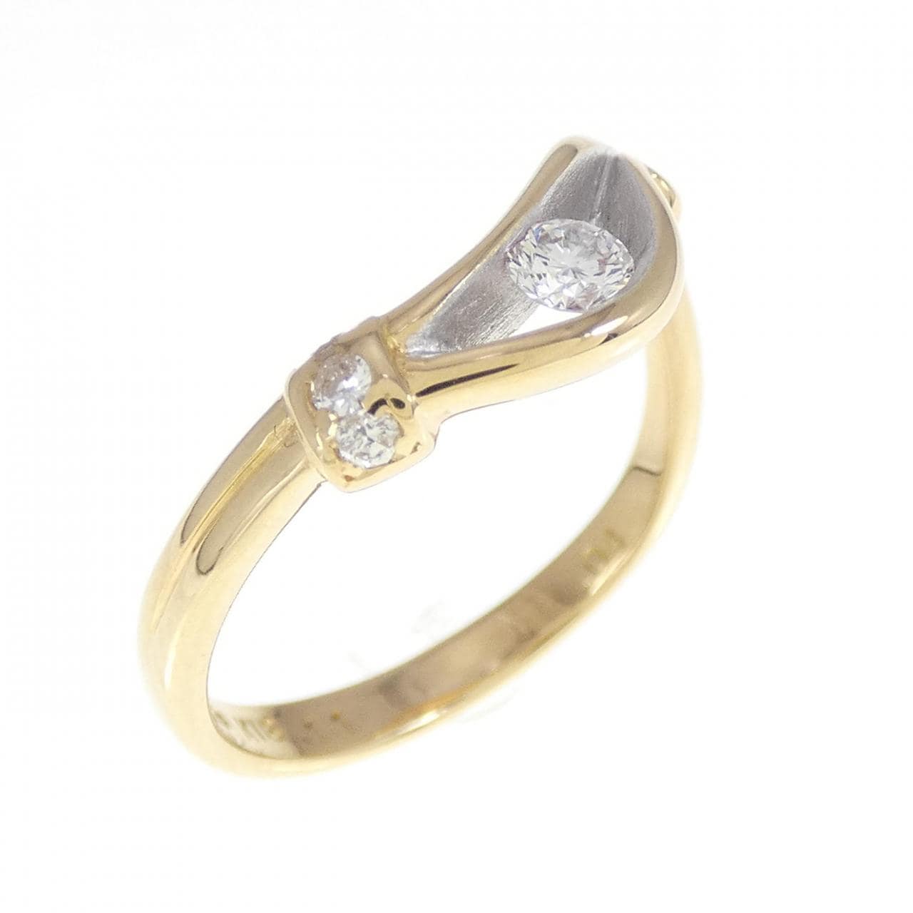 K18YG/K18WG鑽石0.11CT