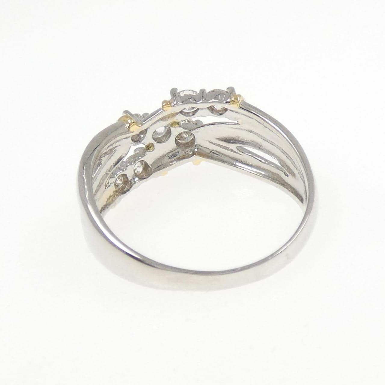 PT900/K18YG ダイヤモンド リング 0.54CT