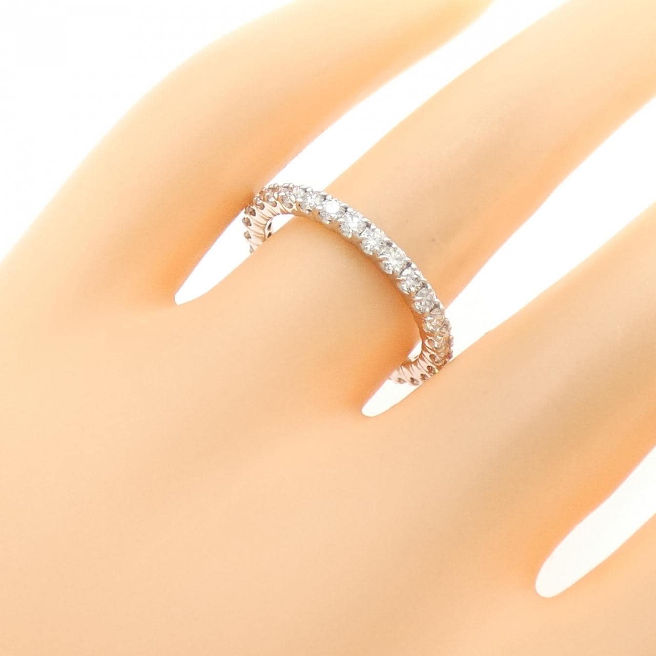 [BRAND NEW] PT900 Full Eternity Diamond Ring 1.00CT