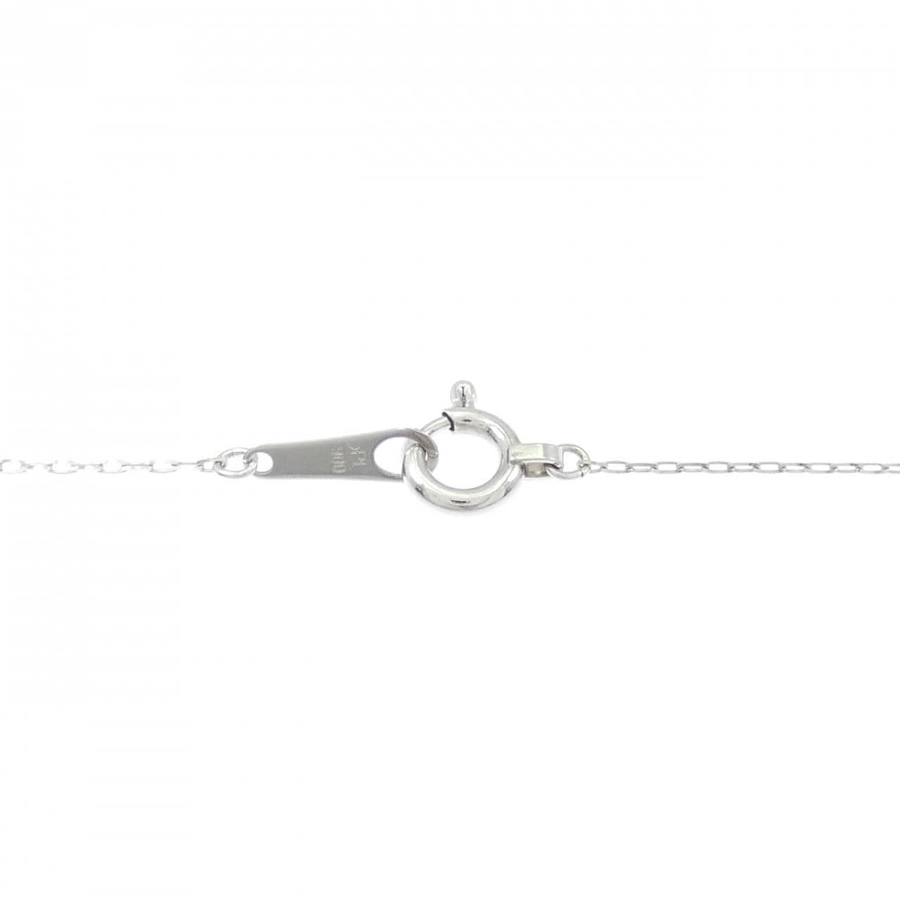 PT900 エメラルド ネックレス 0.60CT