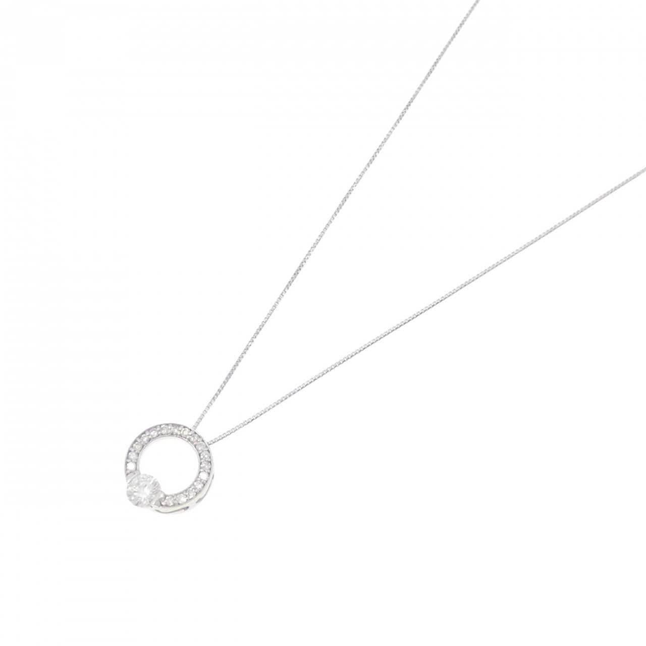 PT900/PT850 ダイヤモンド ネックレス 0.30CT