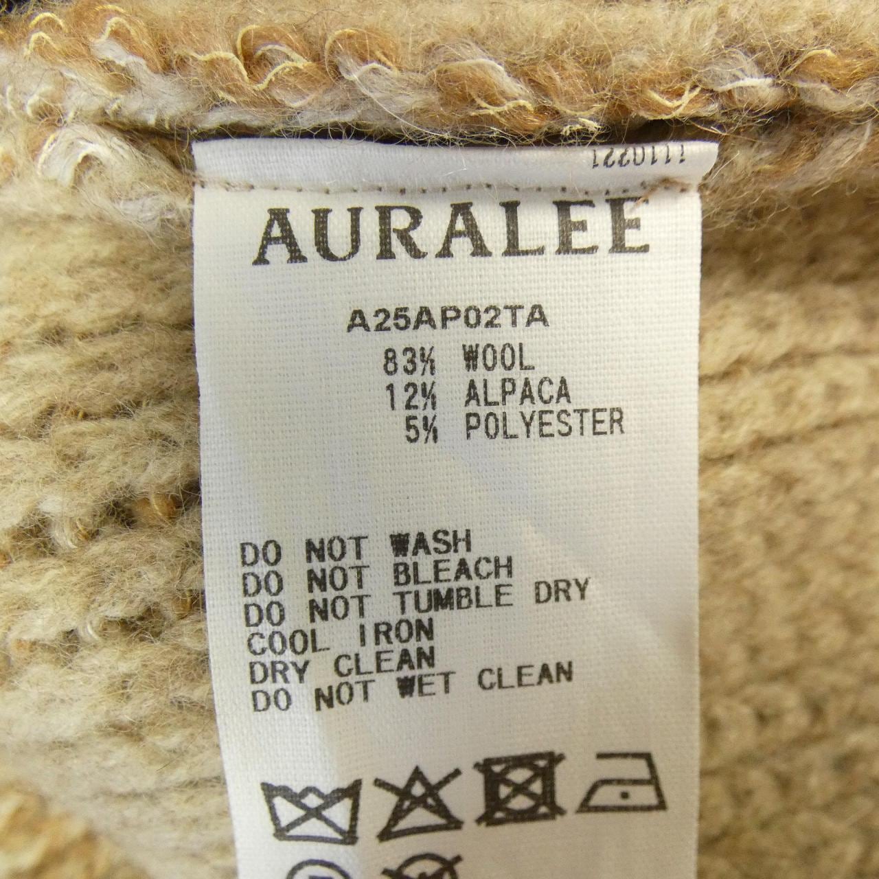 オーラリー AURALEE A25AP02TA ニット