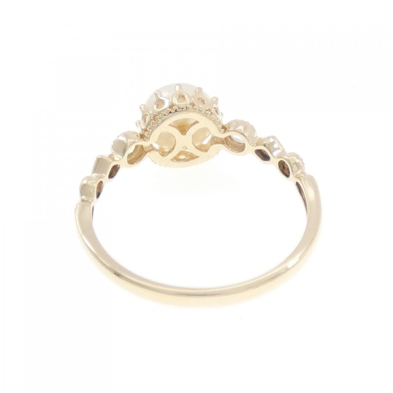 K10YG 淡水パール リング 6.3mm