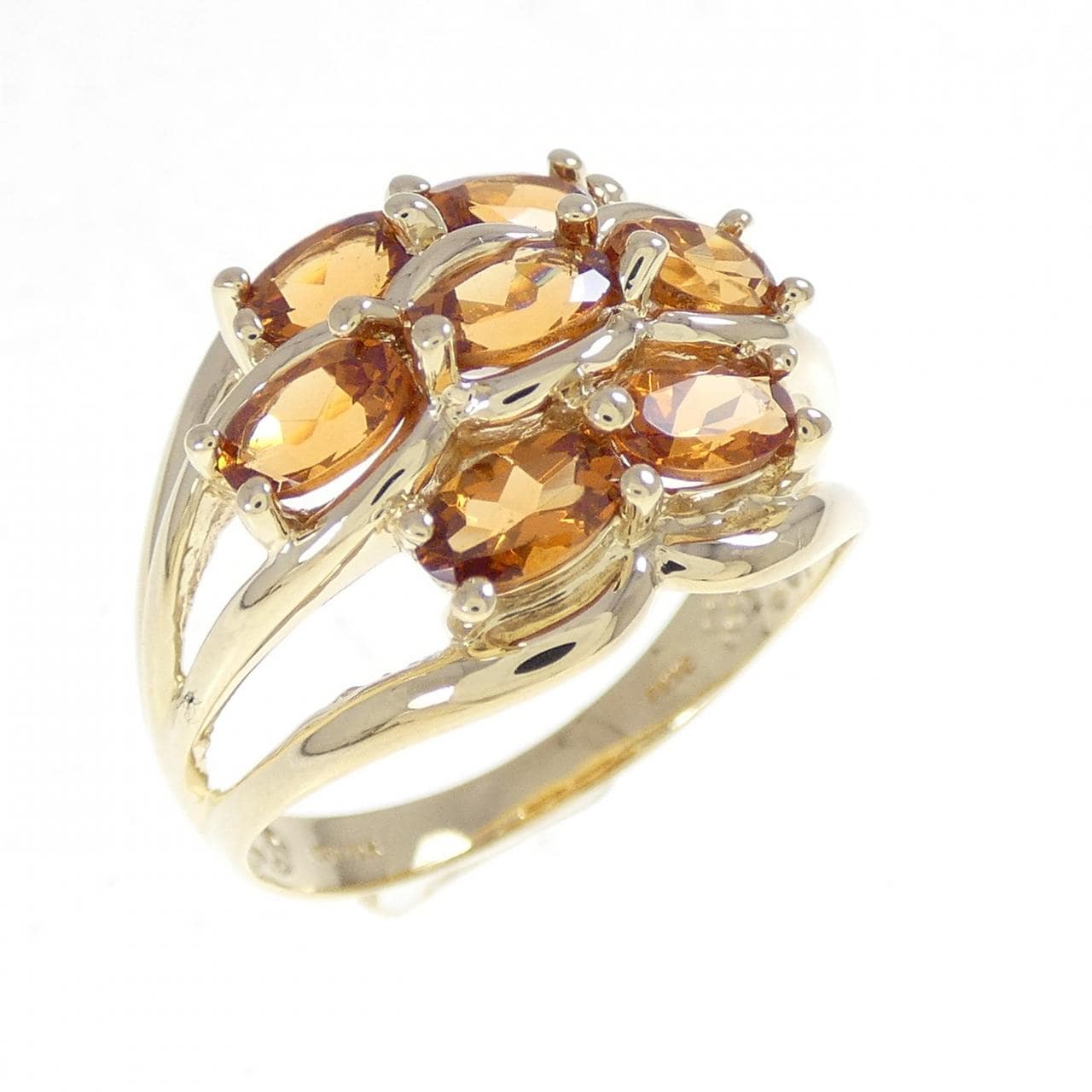 10KYG ガーネット リング