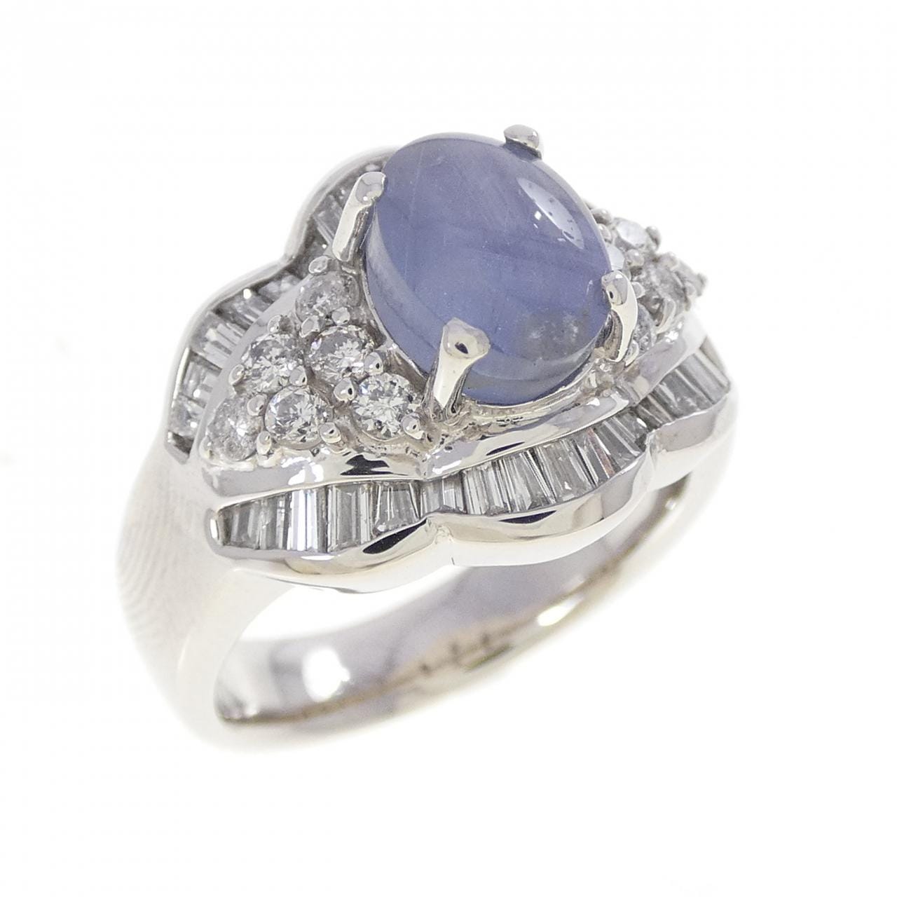 PT900 スターサファイヤ リング 2.60CT
