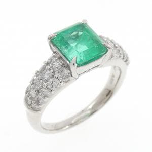 PT900 エメラルド リング 1.92CT