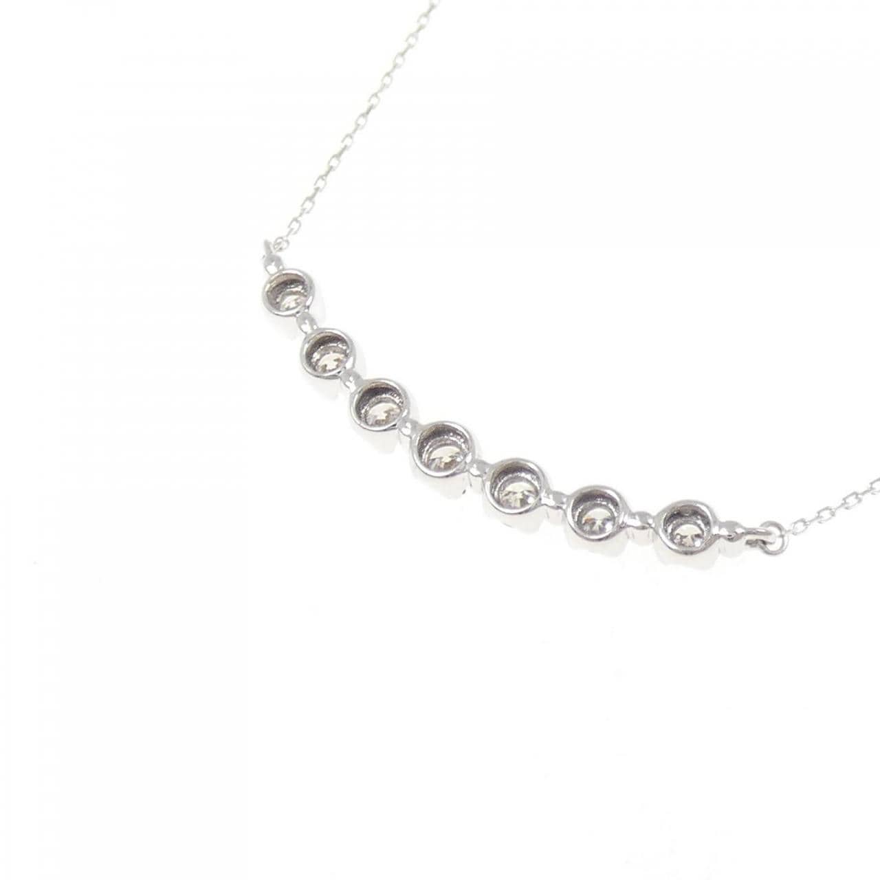 K18WG ダイヤモンド ネックレス 0.30CT