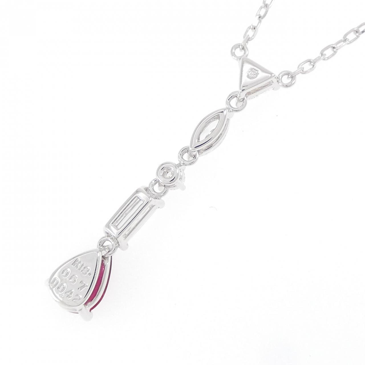 ミキモト ルビー ネックレス 0.67CT