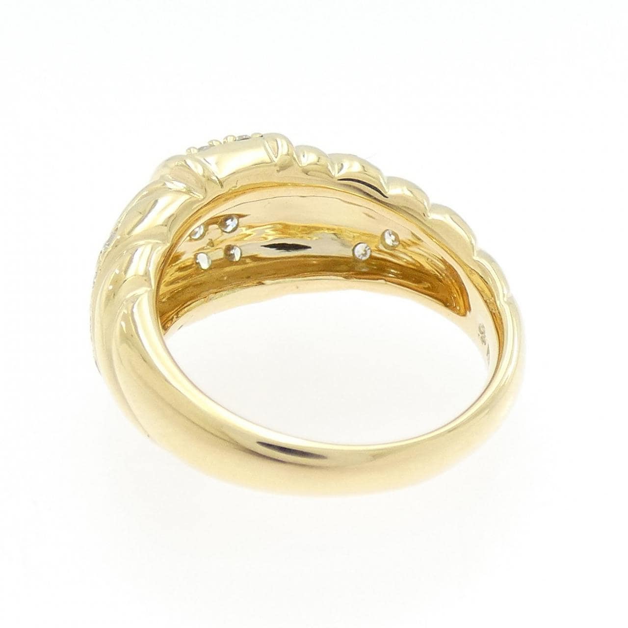 K18YG ダイヤモンド リング 0.48CT