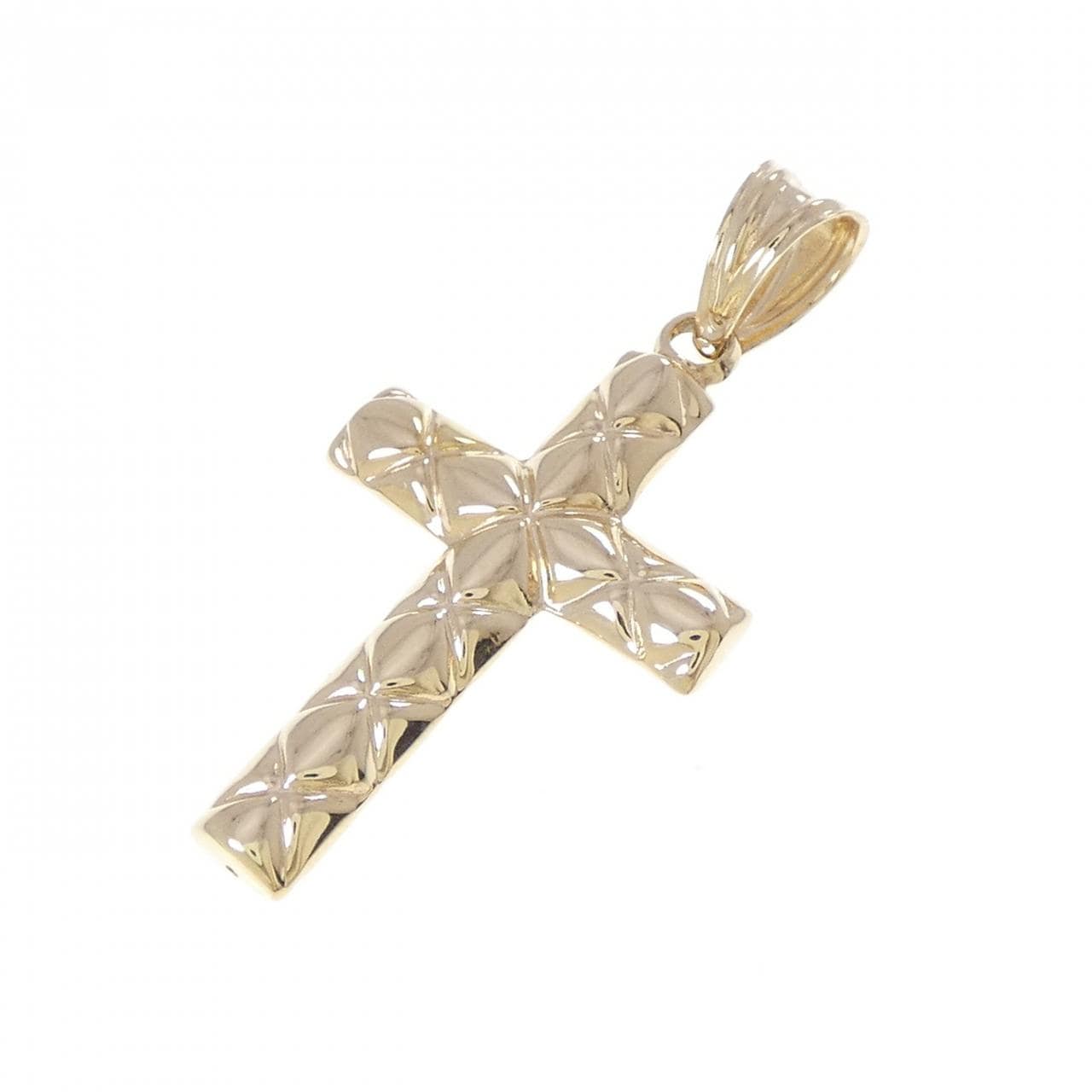 K18YG クロス ペンダント