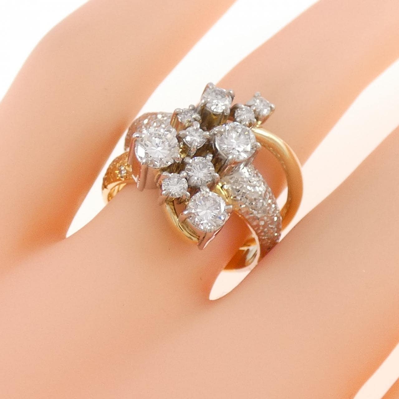 石川暢子 ダイヤモンド リング 1.34CT