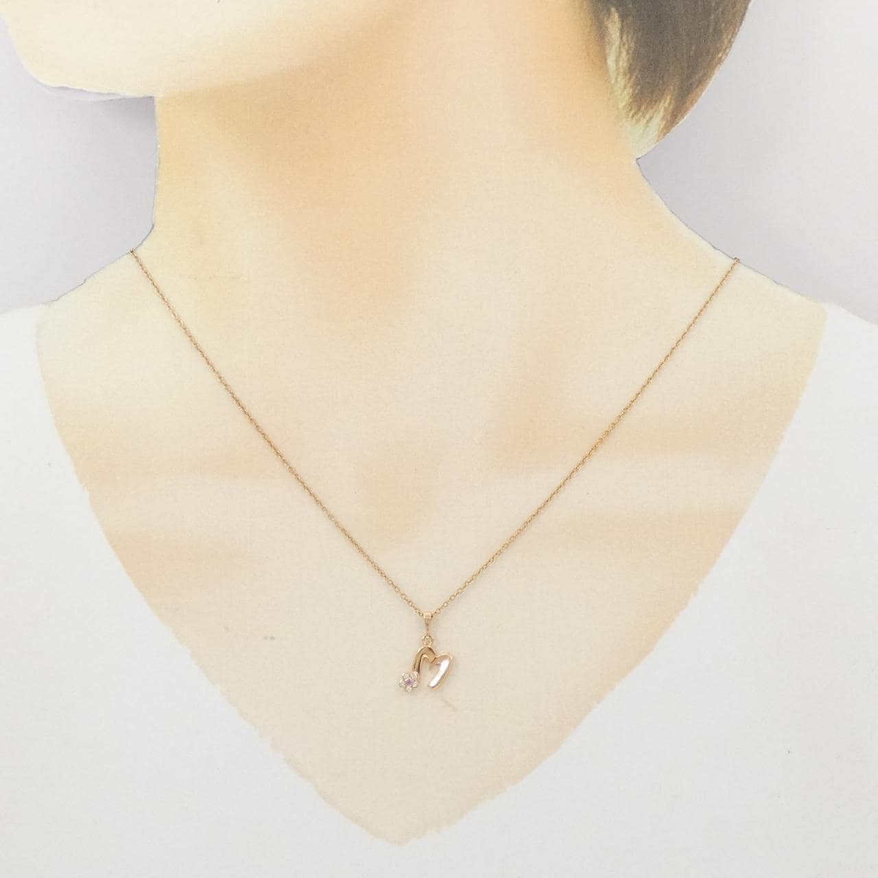 ポンテヴェキオ サファイヤ ネックレス 0.01CT