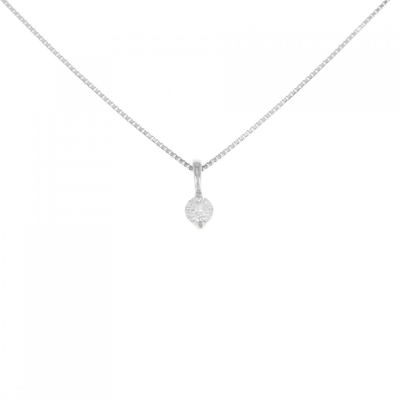 PT999/PT Diamond Necklace 0.219CT F VS1 Good