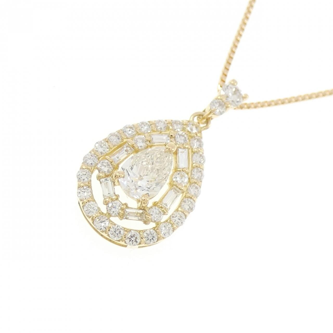 【新品】K18YG ダイヤモンド ネックレス 0.50CT