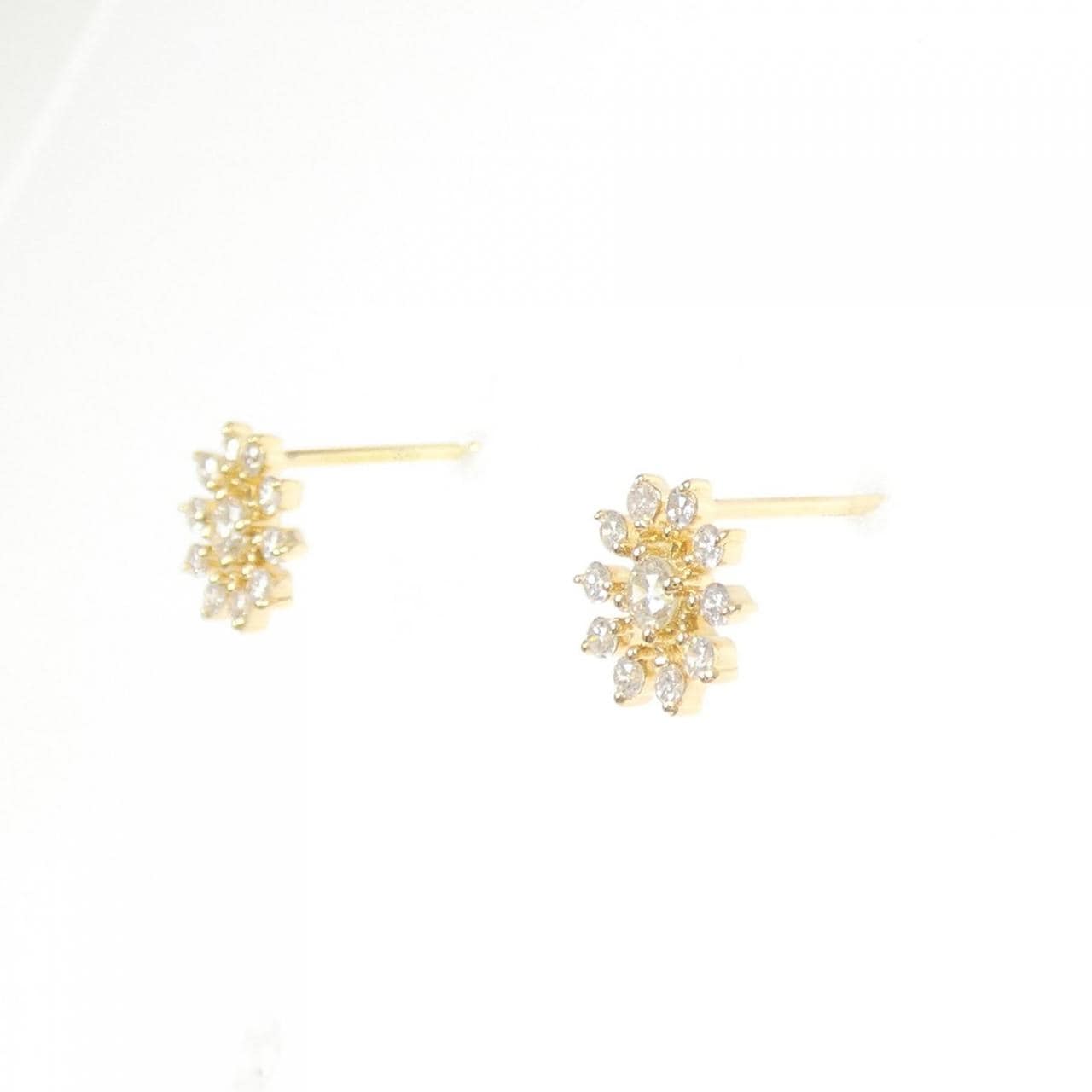 [再加工款] K18YG鑽石耳環0.30CT