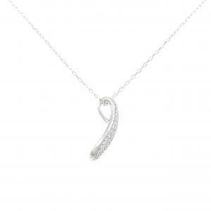 750WG/K18WG ダイヤモンド ネックレス 0.11CT