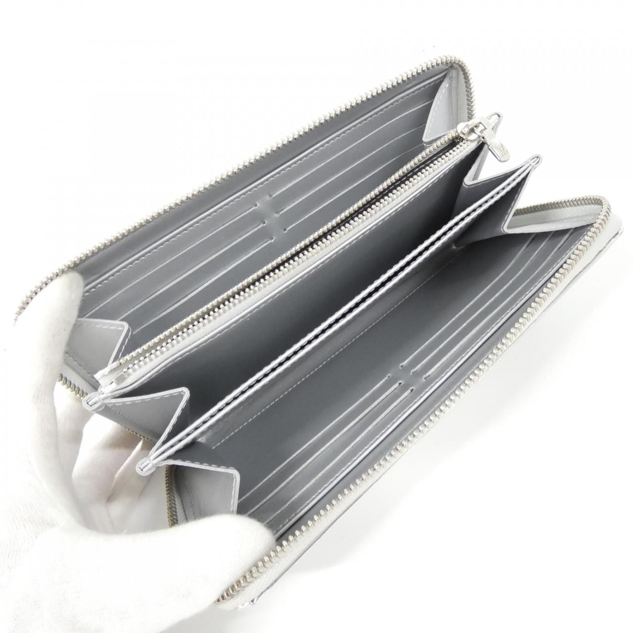 ルイヴィトン モノグラム ミロワール(LVスノー) ジッピー ウォレット M83543 財布