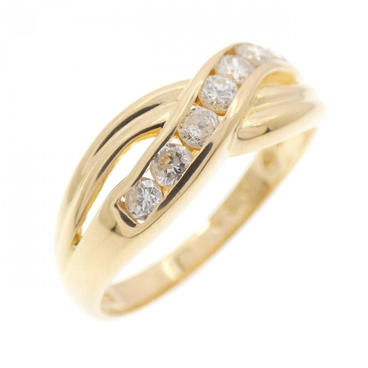 K18YG ダイヤモンド リング 0.30CT