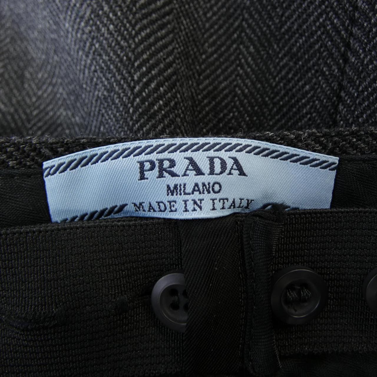 プラダ PRADA シェブロンウールミニスカート P132ZG SOOO 17YU スカート