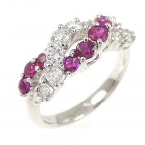 PT900 ルビー リング 0.81CT
