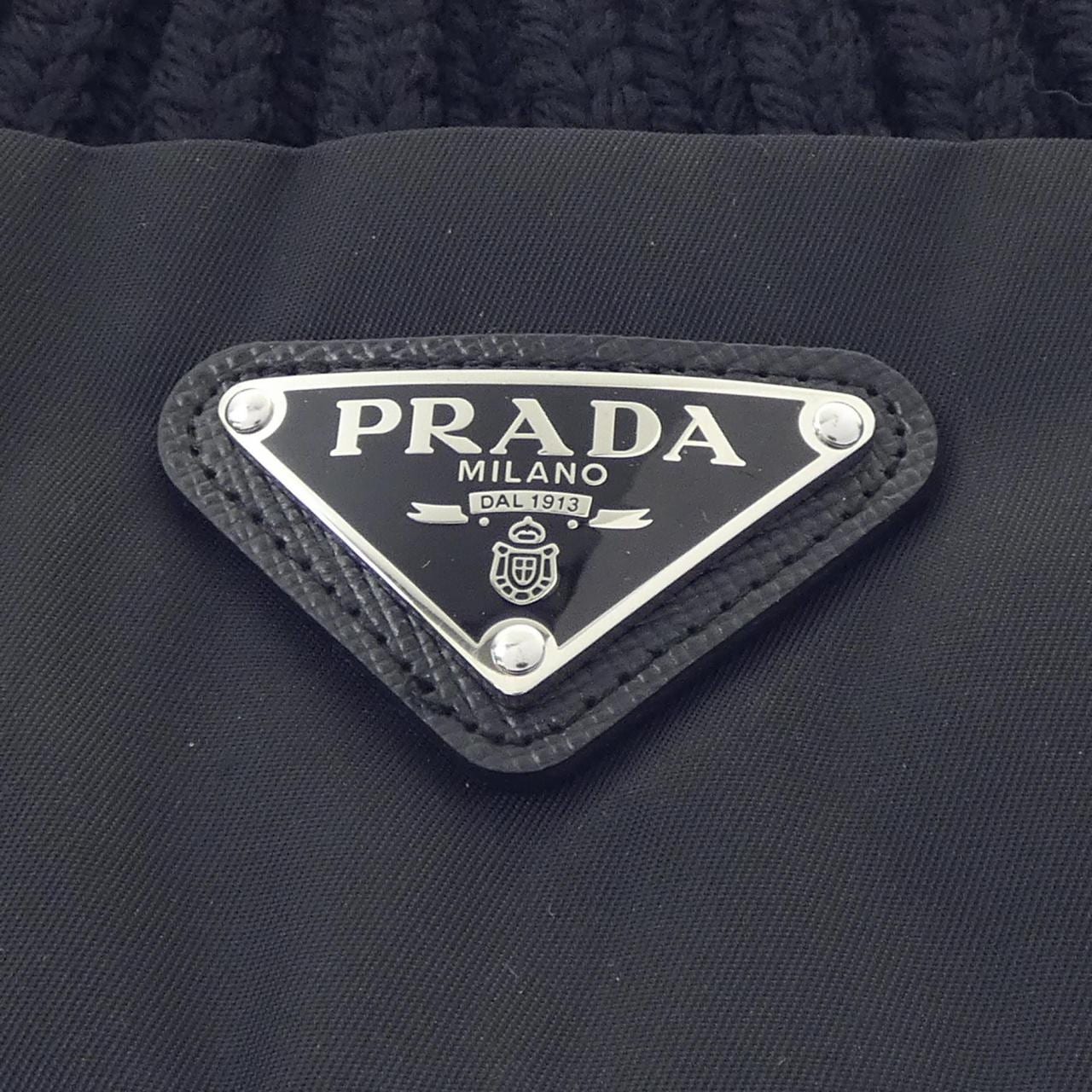 プラダ PRADA トライアングルロゴ UMD446 S202 1WTO ニットキャップ