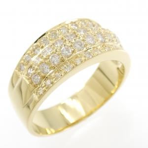 K18YG ダイヤモンド リング 0.73CT