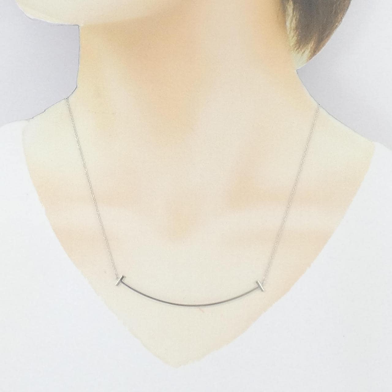 ティファニー Tスマイル ラージ ネックレス