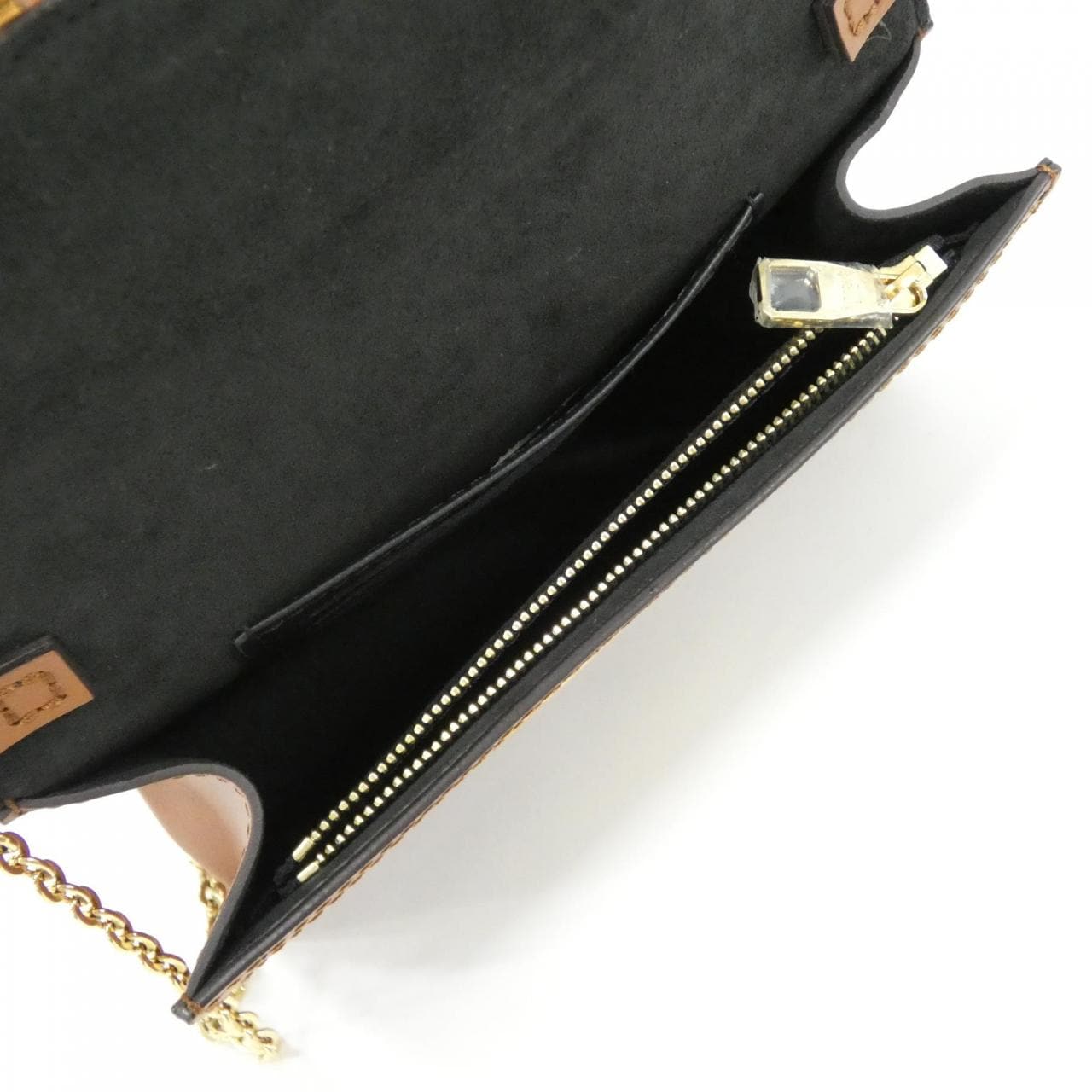 ルイヴィトン モノグラム リバース ポルトフォイユ ドーフィーヌ M68746 チェーンウォレット