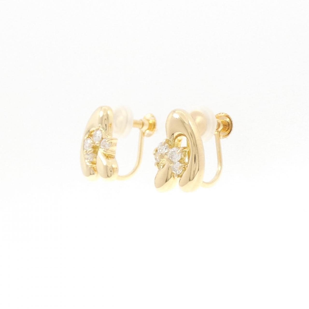 K18YG ダイヤモンド イヤリング 0.20CT