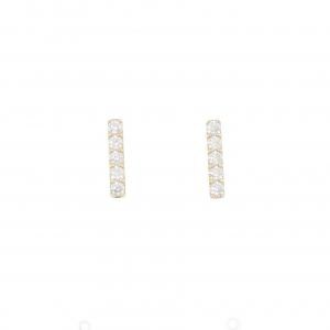 K18YG ダイヤモンド ピアス 0.30CT