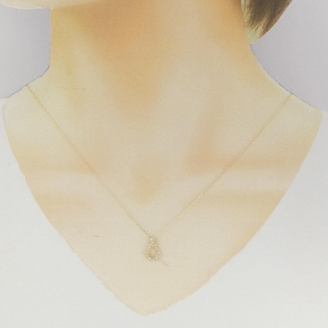 【新品】K18YG ダイヤモンド ネックレス 0.15CT