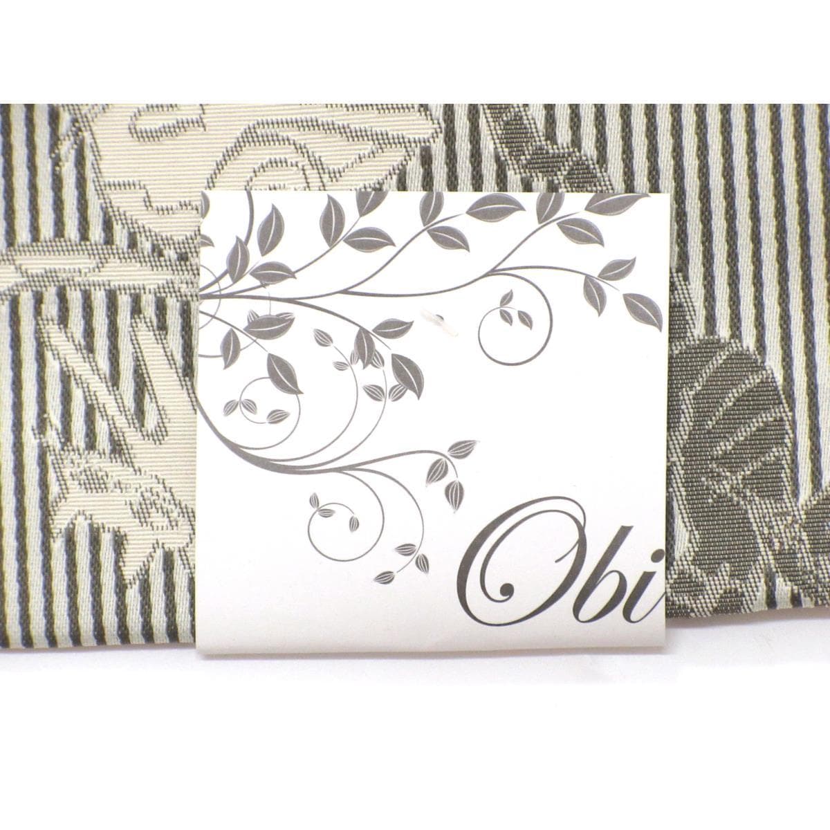 【新品】半幅帯　猫