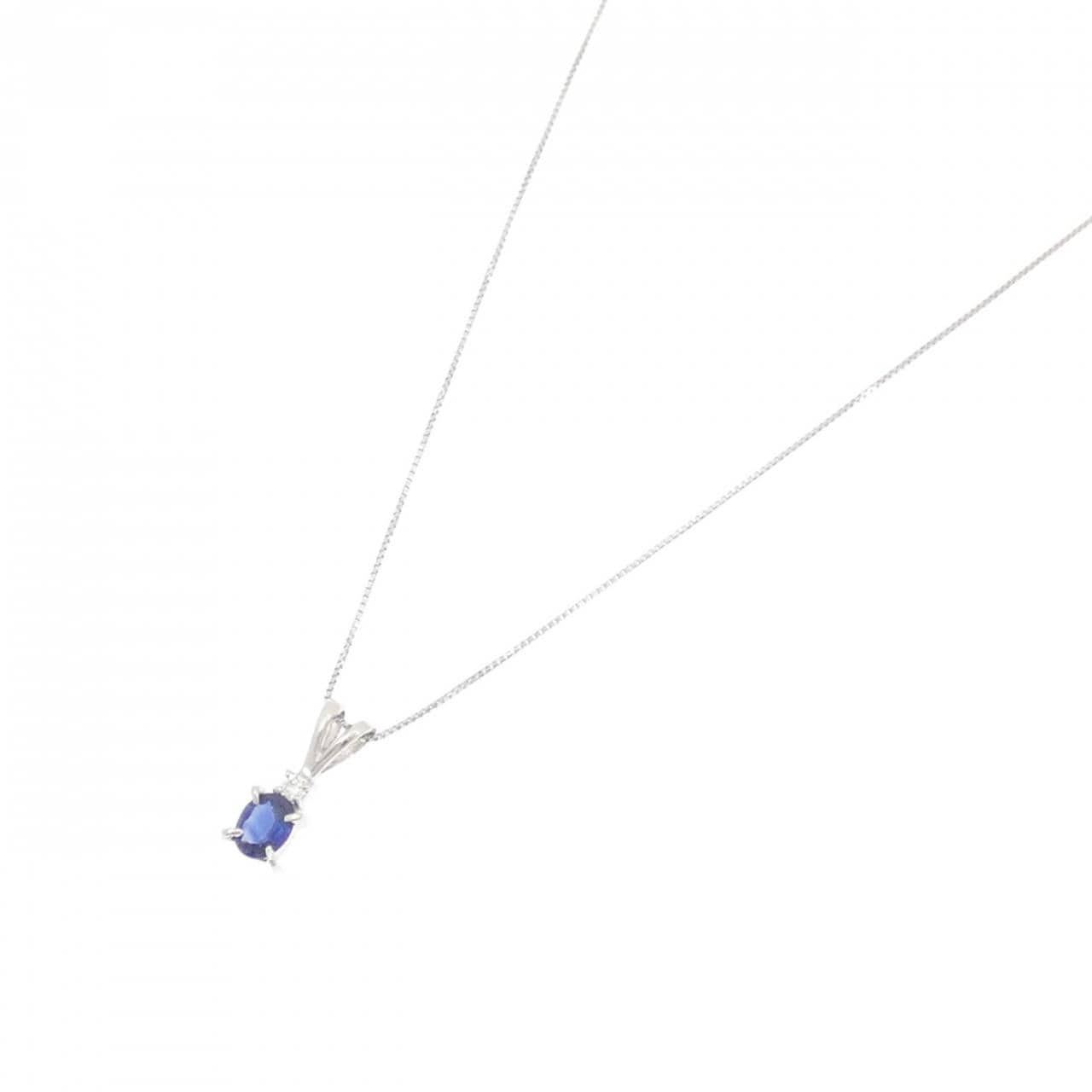 PT900/PT850 サファイヤ ネックレス 0.41CT