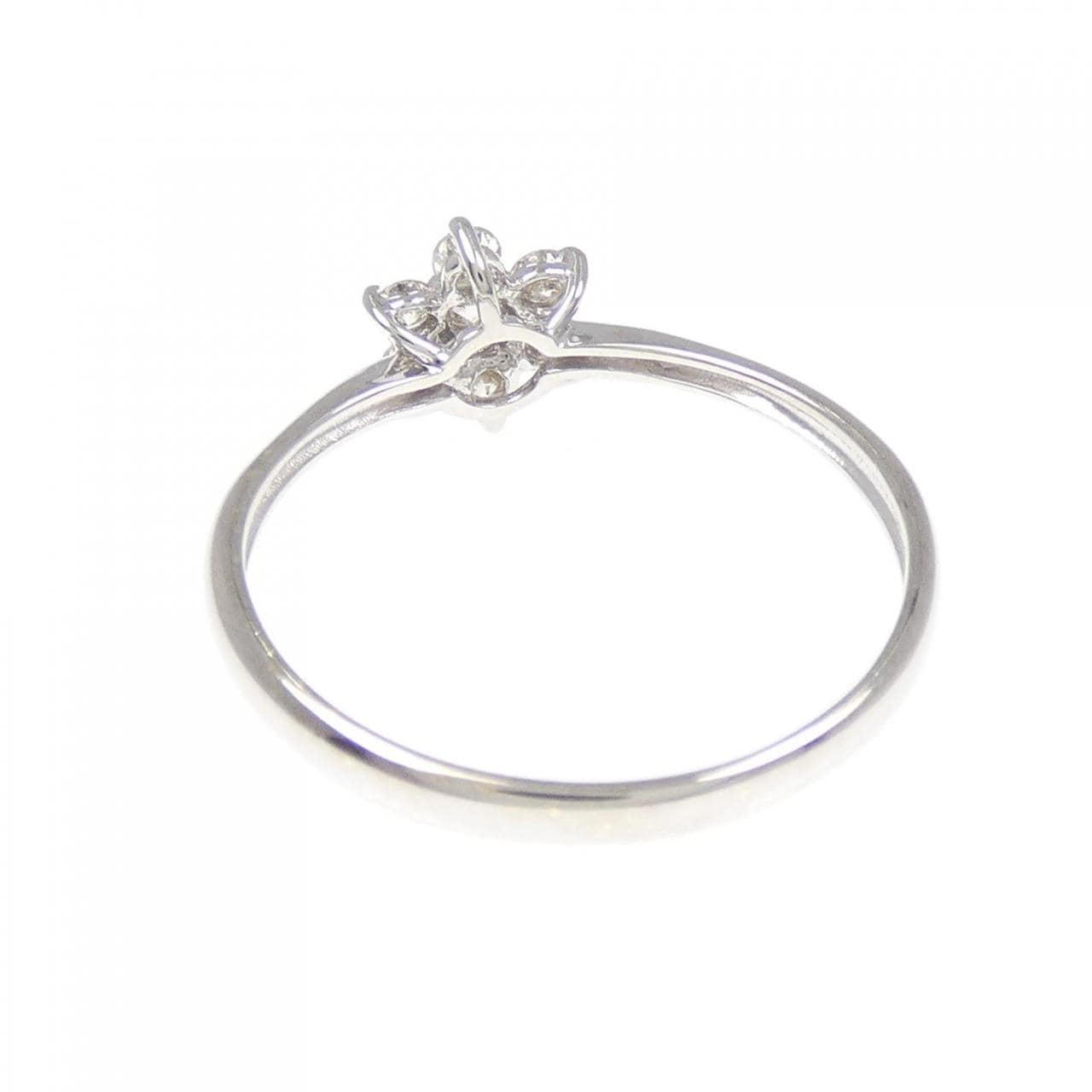 K10WG花朵鑽石戒指0.20CT