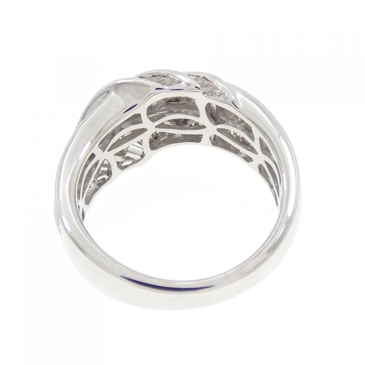 K18WG ダイヤモンド リング 0.90CT