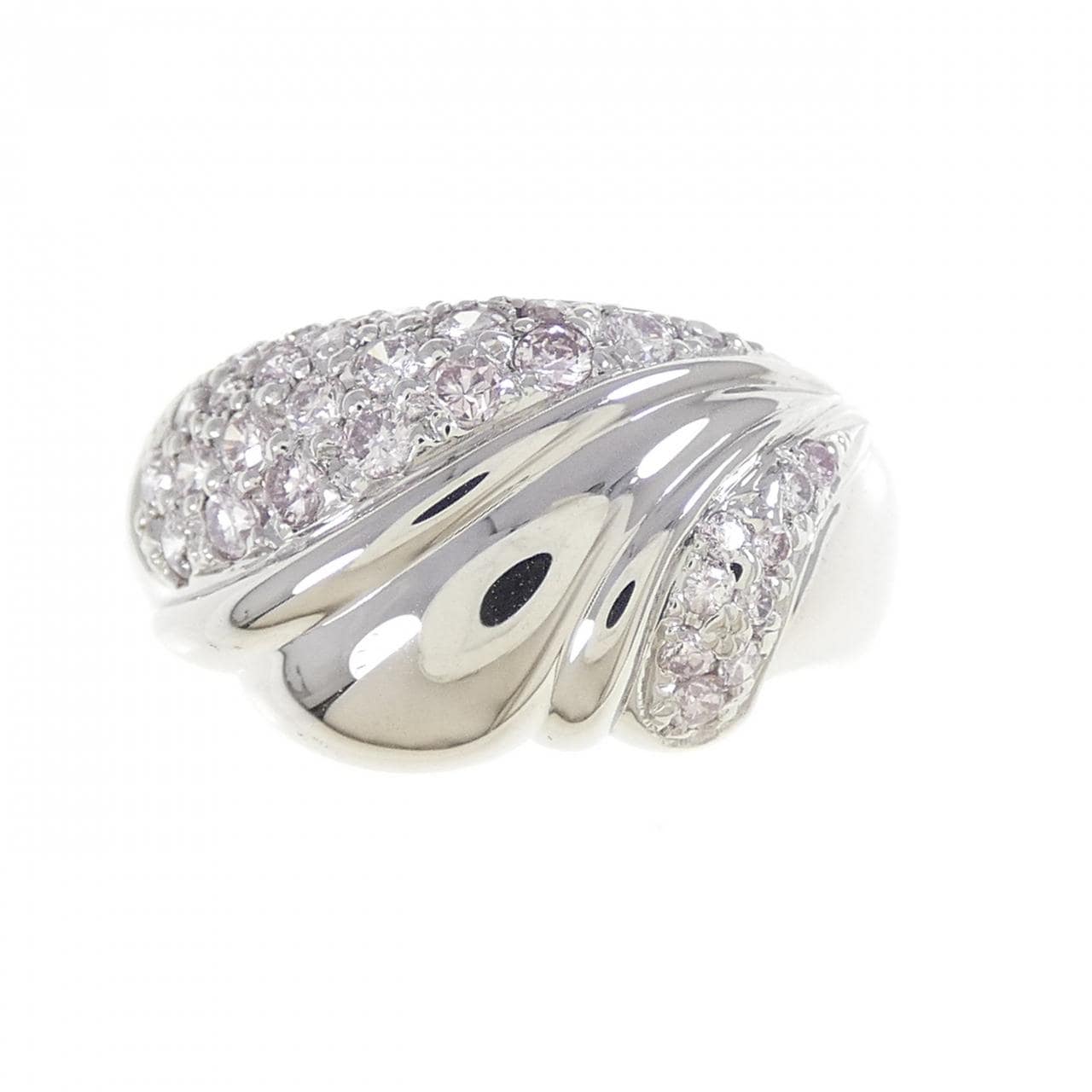 PT900 ピンクダイヤモンド リング 0.44CT