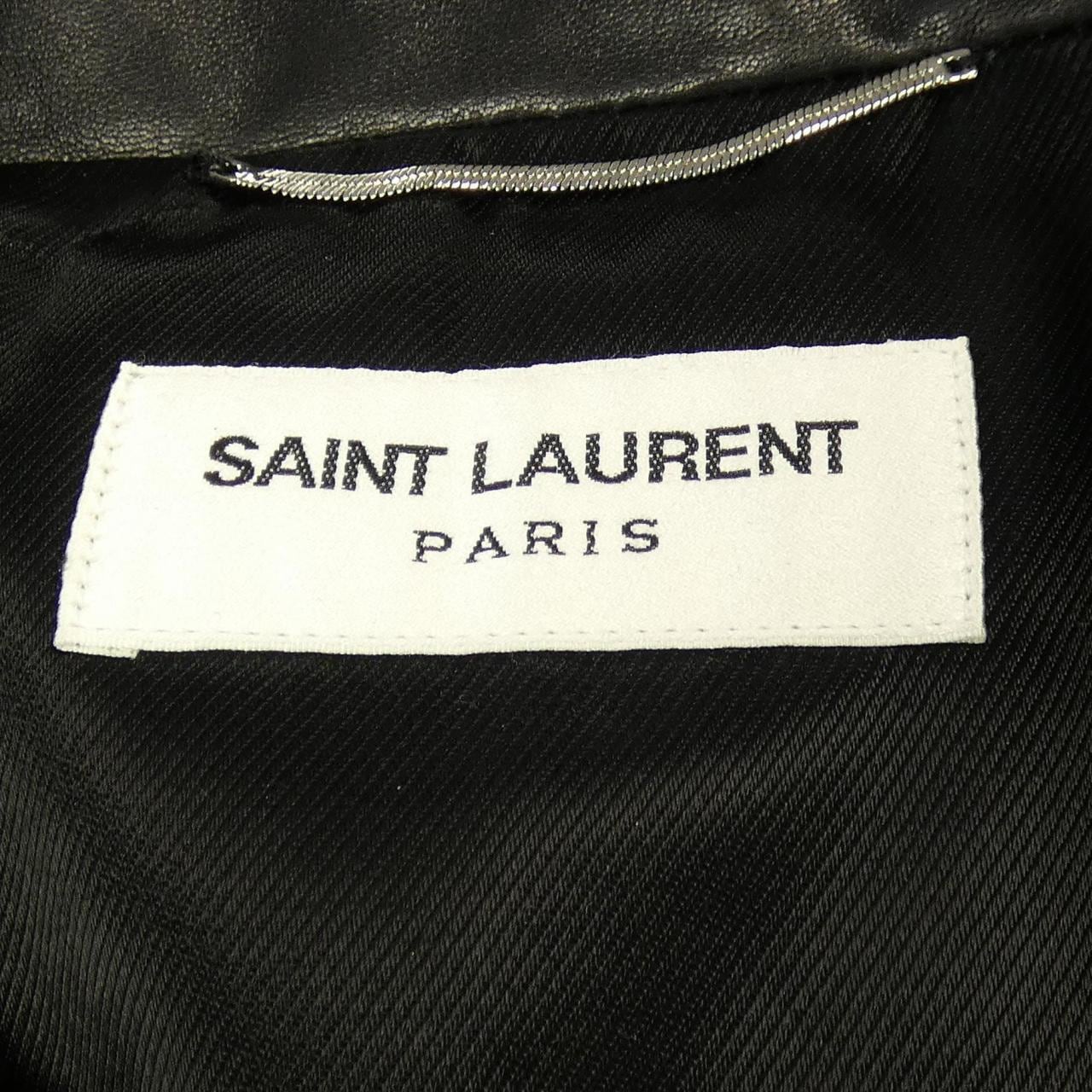 サンローラン SAINT LAURENT L01O　クラシックモーターサイクルジャケット 484284 Y5YA2 レザーライダースジャケット
