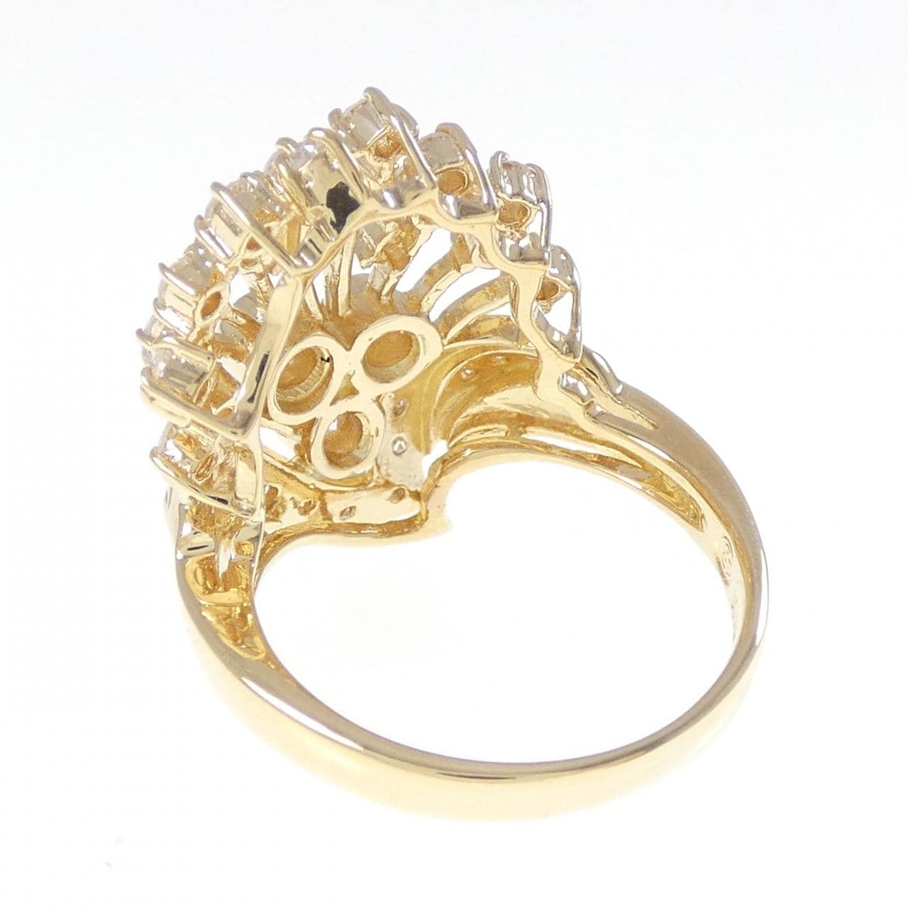 K18YG ダイヤモンド リング 0.78CT