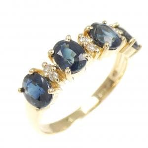 K18YG サファイヤ リング