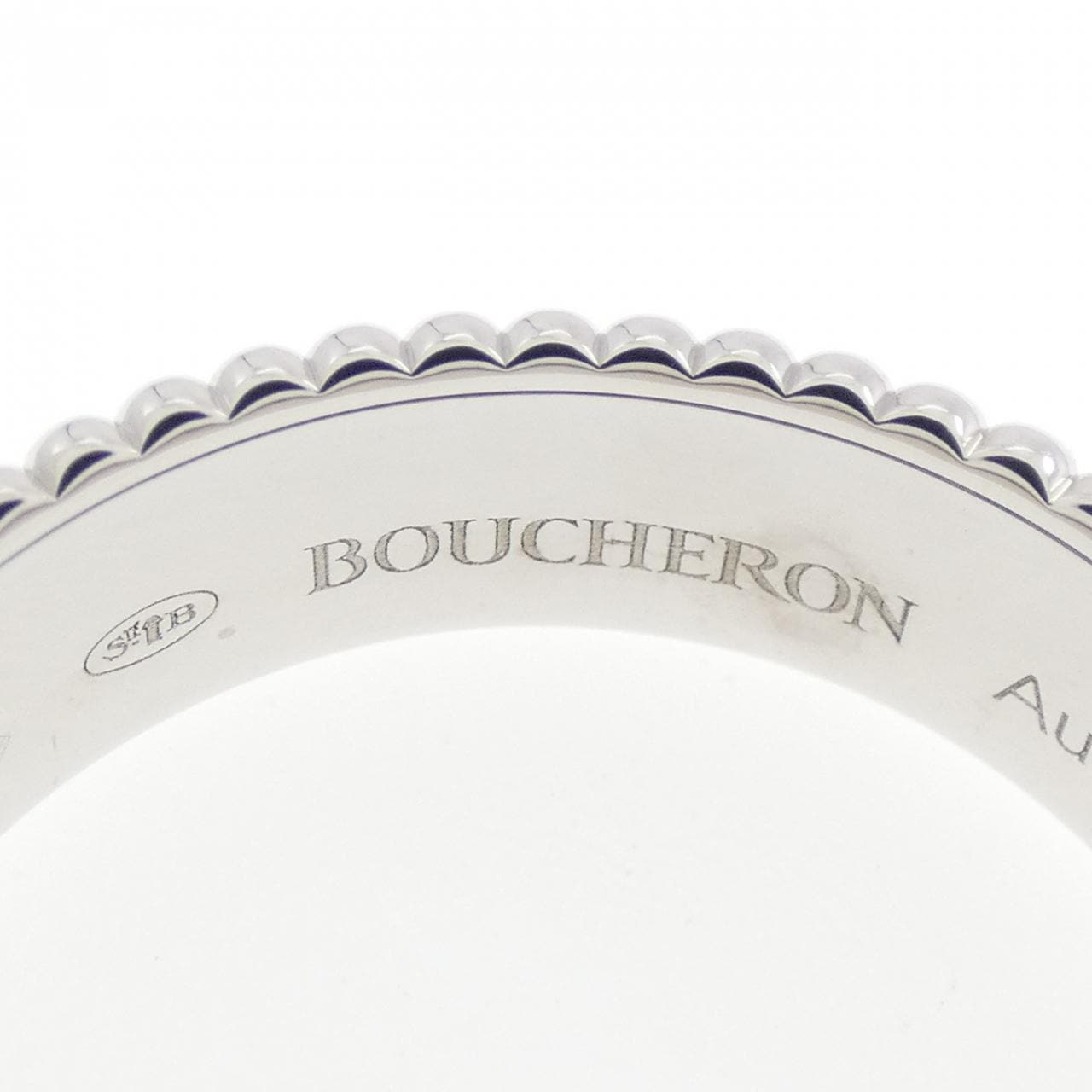 ブシュロン キャトル ブラック スモール リング