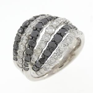 K18WG/K18BG ダイヤモンド リング 2.00CT